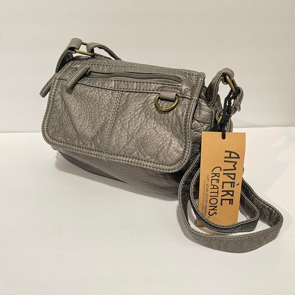 Unbranded Women's Grey and Silver Bag